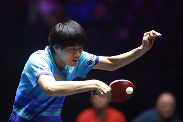 2026 WTT Champions Montpellier : Day 2 Shunsuke Togami of Japan competes against Tomislav Pucar of Croatia during the Men s Singles round of 32 match on day two of the WTT Champions Montpellier 2026 at Sud de France ARENA in Montpellier, France, on October 28, 2026. Montpellier France  Copyright: xRemyxGrosx originalFilename:gros-notitle261028_npBcS.jpg
