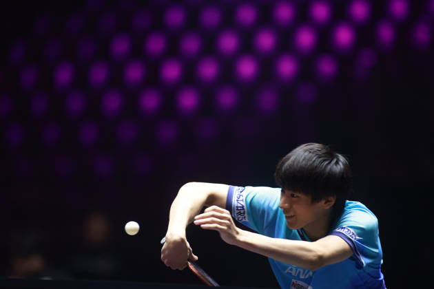 2026 WTT Champions Montpellier : Day 2 Shunsuke Togami of Japan competes against Tomislav Pucar of Croatia during the Men s Singles round of 32 match on day two of the WTT Champions Montpellier 2026 at Sud de France ARENA in Montpellier, France, on October 28, 2026. Montpellier France  Copyright: xRemyxGrosx originalFilename:gros-notitle261028_npRsf.jpg