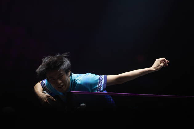 2026 WTT Champions Montpellier : Day 2 Shunsuke Togami of Japan competes against Tomislav Pucar of Croatia during the Men s Singles round of 32 match on day two of the WTT Champions Montpellier 2026 at Sud de France ARENA in Montpellier, France, on October 28, 2026. Montpellier France  Copyright: xRemyxGrosx originalFilename:gros-notitle261028_npzur.jpg