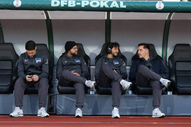 Hertha BSC, October 28, 2026, Jeddeloh II vs. Hertha BSC, Soccer, DFB Cup, 2nd Round, Marschwegstadion, Oldenburg. DFL regulations prohibit any use of photographs as image sequences and or quasi-video. Copyright: HMBxMedia xFinnxWeidmann