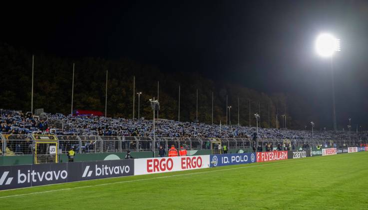Soccer, Men s, 2026–2027 Season, DFB Cup Second Round, SSV Jeddeloh II vs. Hertha BSC, Some Hertha Fans, October 28, 2026, Copyright: xMatthiasxKochx