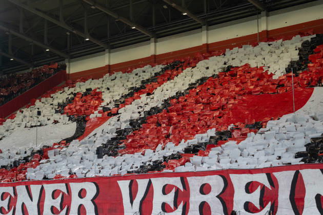 October 28, 2026, xjyhynx, Soccer, DFB Cup, 2nd Round, SC Freiburg vs. VfL Wolfsburg, from left: SC Freiburg fans choreography, Freiburg