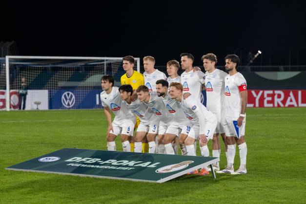 Soccer, Men s, 2026–2027 Season, DFB Cup Second Round, SSV Jeddeloh II vs. Hertha BSC, Jeddeloh II Team Photo, October 28, 2026, Copyright: xMatthiasxKochx