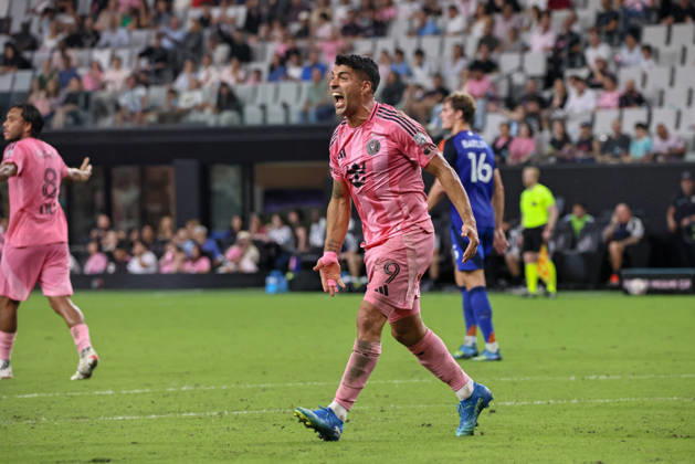 October 28, 2026, Miami, Florida, USA: Inter Miami CF forward Luis SuoÂ¡rez (9) reacts to a close miss during a 2026 MLS, Fussball Herren, USA soccer match between Inter Miami CF and FC Cincinnati. Soccer 2026: Inter Miami CF 2:2 FC Cincinnati.  - ZUMAa257 20261028_zsp_a257_009 Copyright: xChrisxArjoonx