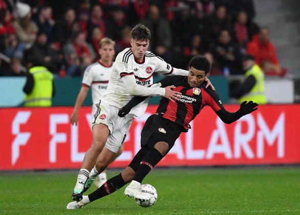 Football, DFB Cup, Bayer 04 Leverkusen v 1. FC Nürnberg