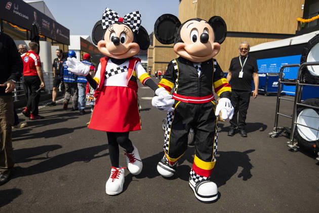 F1 - MEXICO CITY GRAND PRIX 2026 Mini and Mickey Mouse during the 2026 Formula 1 Mexico City Grand Prix, 19th round of the 2026 Formula One World Championship, WM, Weltmeisterschaft from October 30 to November 1, 2026 on the Autodromo Hermanos Rodriguez, in Mexico City, Mexico - Mexico CityMexico  Copyright: xJulienxDelfossex