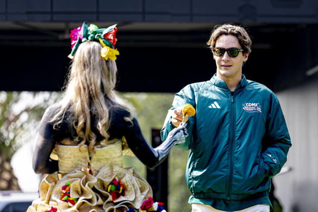 MEXICO CITY: Formula 1 driver George Russell of the Mercedes AMG Petronas Formula One Team during the Formula 1 Mexican Grand Prix at the Autódromo Hermanos Rodríguez on October 29, 2026, in Mexico City, Mexico. Photo by DeFodi Images