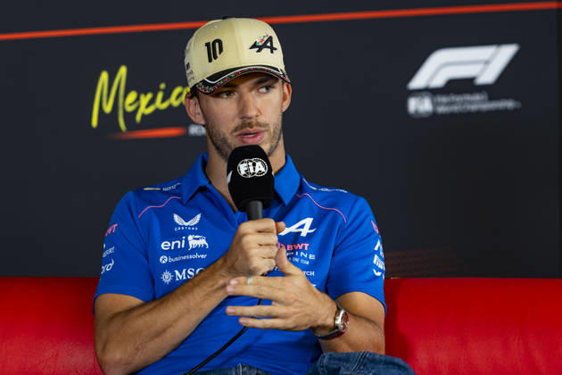 F1 - MEXICO CITY GRAND PRIX 2026 GASLY Pierre (fra), Alpine F1 Team A526, portrait, pre-event press conference, PK, Pressekonferenz during the 2026 Formula 1 Mexico City Grand Prix, 19th round of the 2026 Formula One World Championship, WM, Weltmeisterschaft from October 30 to November 1, 2026 on the Autodromo Hermanos Rodriguez, in Mexico City, Mexico - Mexico CityMexico  Copyright: xJulienxDelfossex