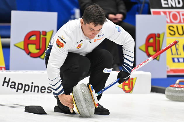 European Curling Championships 2026: Norway vs Czechia, in Ostrava, Czech Republic, on October 29, 2026. Lukas Klima (CZE). (CTKxPhoto JaroslavxOzana) CTKPhotoP2026102909085  CTKPhotoP2026102909085