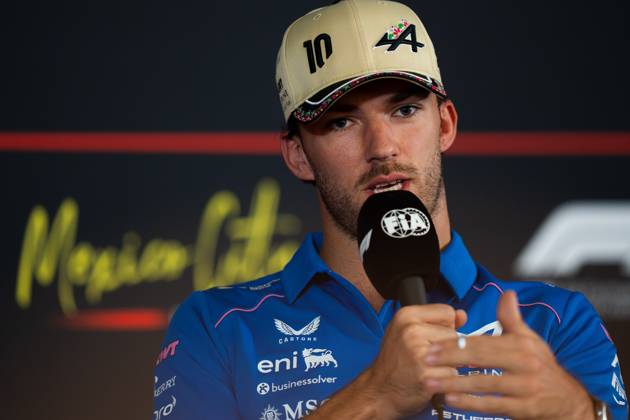 October 29, 2026, Mexico City, Mexico: Pierre Gasly (FRA) (BWT Alpine Formula One Team) at the press conference, PK, Pressekonferenz of the Formula 1 Mexico City Grand Prix 2026 at the AutoÂ³dromo Hermanos RodroÂ­guez. F1 2026: (Paddock) Mexico City Grand Prix In Mexico City, Mexico - 29 Oct 2026  - ZUMAs197 20261029_aaa_s197_124 Copyright: xLucaxMartinix