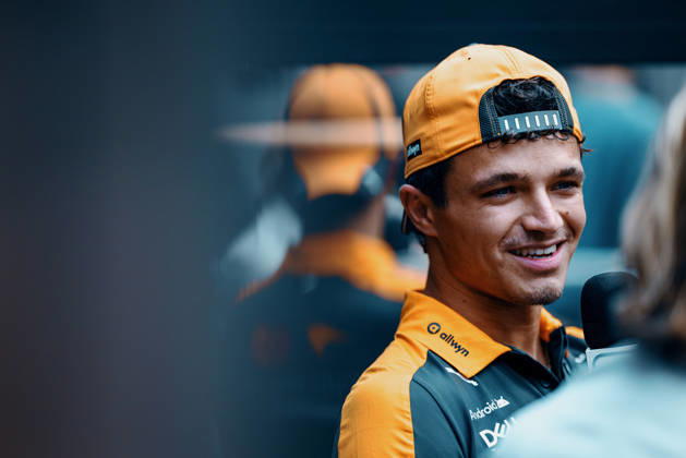 F1 - MEXICO CITY GRAND PRIX 2026 NORRIS Lando (gbr), McLaren F1 Team MCL40, portrait during the 2026 Formula 1 Mexico City Grand Prix, 19th round of the 2026 Formula One World Championship, WM, Weltmeisterschaft from October 30 to November 1, 2026 on the Autodromo Hermanos Rodriguez, in Mexico City, Mexico - Mexico CityMexico  Copyright: xDPPIx