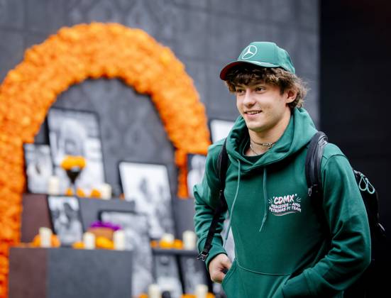 MEXICO - Andrea Kimi Antonelli (Mercedes) arrives ahead of the first free practice session at the Autodromo Hermanos Rodriguez ahead of the Mexican Grand Prix. SEM VAN DER WAL ANP xVIxANPxSportx xxANPxIVx 574116249 originalFilename: 574116249.jpg