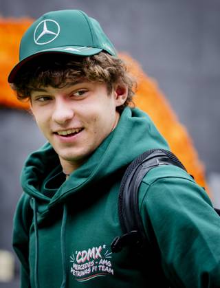 MEXICO - Andrea Kimi Antonelli (Mercedes) arrives ahead of the first free practice session at the Autodromo Hermanos Rodriguez ahead of the Mexican Grand Prix. SEM VAN DER WAL ANP xVIxANPxSportx xxANPxIVx 574116333 originalFilename: 574116333.jpg