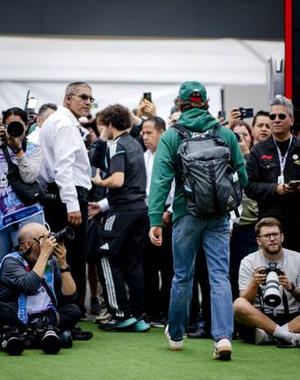 MEXICO - Andrea Kimi Antonelli (Mercedes) arrives ahead of the first free practice session at the Autodromo Hermanos Rodriguez ahead of the Mexican Grand Prix. SEM VAN DER WAL ANP xVIxANPxSportx xxANPxIVx 574116841 originalFilename: 574116841.jpg