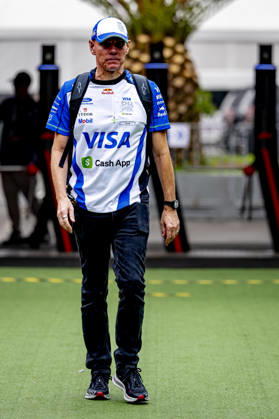 MEXICO CITY: Team principal Allan Permane of the Visa Cash App Racing Bulls F1 Team during the Formula 1 race in Mexico at the Autódromo Hermanos Rodríguez on October 30, 2026, in Mexico City, Mexico. Photo by DeFodi Images