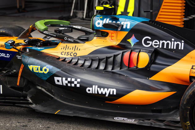 F1 - MEXICO CITY GRAND PRIX 2026 Cooling Louvre, McLaren F1 Team MCL40, mechanical detail during the 2026 Formula 1 Mexico City Grand Prix, 19th round of the 2026 Formula One World Championship, WM, Weltmeisterschaft from October 30 to November 1, 2026 on the Autodromo Hermanos Rodriguez, in Mexico City, Mexico - Mexico CityMexico  Copyright: xJulienxDelfossex