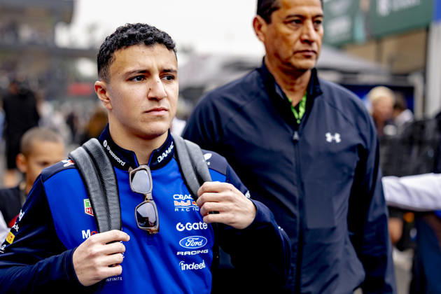 MEXICO CITY Formula 1 driver Isack Hadjar of Oracle Red Bull Racing during the Formula 1 Mexican Grand Prix at the Autódromo Hermanos Rodríguez on October 30, 2026, in Mexico City, Mexico. Photo by DeFodi Images