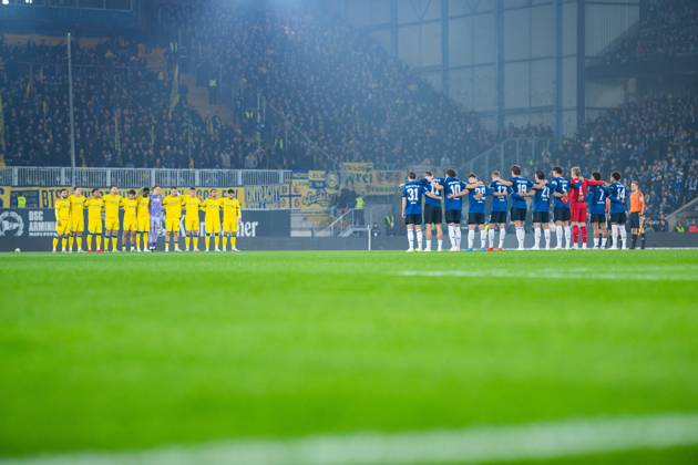 Football. 2nd Bundesliga, Arminia Bielefeld v Eintracht Braunschweig