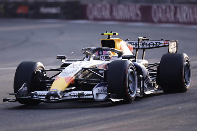 October 30, 2026, Mexico City, Cdmx, Mexico: LIAM LAWSON takes a practice lap during Free Practice 2 of the Formula 1 Mexico City Grand Prix at the AutoÂ³dromo Hermanos RodroÂ­guez in Mexico City, CDMX, Mexico on October 30, 2026. Mexico City Mexico - ZUMAs346 20261030_zsp_s346_037 Copyright: xAlejandroxSalazarx