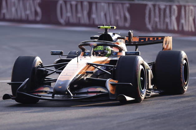 October 30, 2026, Mexico City, Cdmx, Mexico: LANDO NORRIS takes a practice lap during Free Practice 2 of the Formula 1 Mexico City Grand Prix at the AutoÂ³dromo Hermanos RodroÂ­guez in Mexico City, CDMX, Mexico on October 30, 2026. Mexico City Mexico - ZUMAs346 20261030_zsp_s346_048 Copyright: xAlejandroxSalazarx