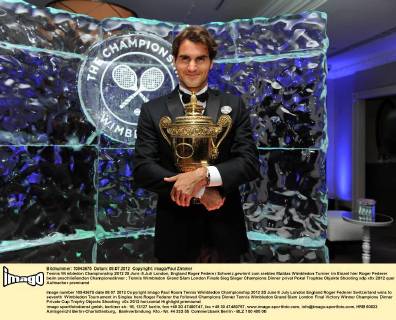 Tennis, Wimbledon, Champions Dinner mit Roger Federer