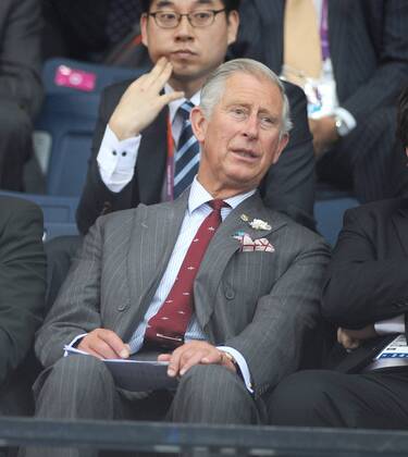 OLYMPICS 2012, Prince Charles visits the badminton competitions