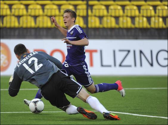 Fussball, Champions League Qualifikation, FK Ekranas - RSC Anderlecht 0:6