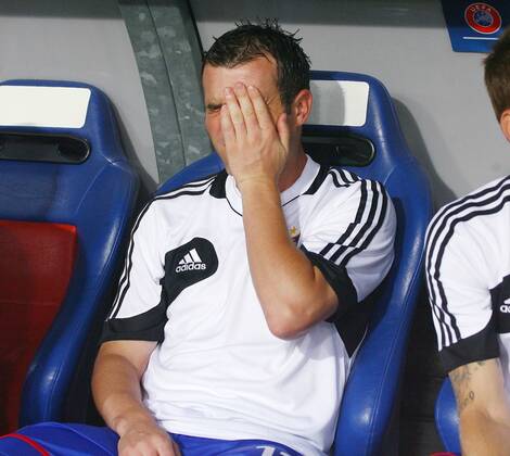 Fussball, Champions League Playoff, FC Basel - CFR Cluj 1:2