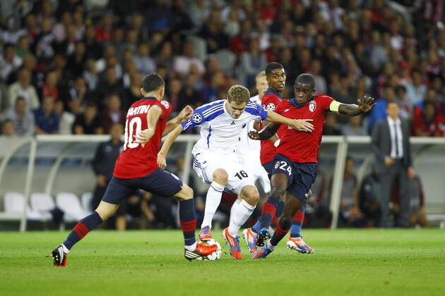 Fussball, Champions League Qualifikation, Lille OSC - FC Kopenhagen 2:0 n.V.