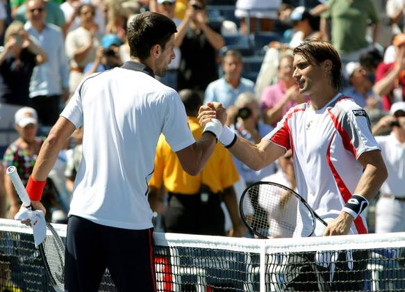 Tennis, US Open, Semifinals, Novak Djokovic - David Ferrer