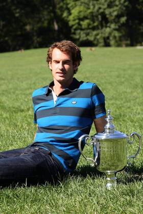 Tennis, Shooting US Open Winner Andy Murray