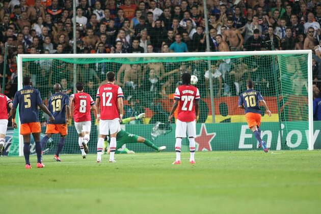 Fussball, Champions League, Montpellier HSC - FC Arsenal 1:2