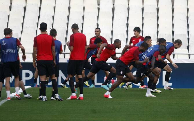 Fussball, Champions League, Training Lille OSC