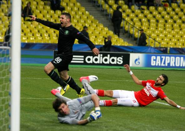 Fussball, Champions League, Spartak Moskau - Celtic Glasgow 2:3