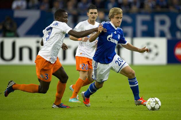 Fussball, Champions League, FC Schalke 04 - Montpellier HSC 2:2