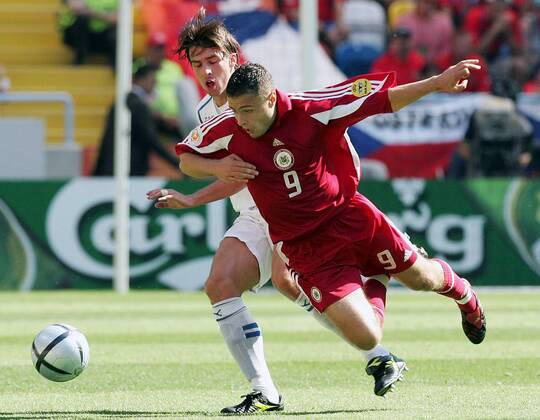 Football, Euro 2004, Group D, Czech Republic - Latvia 2:1