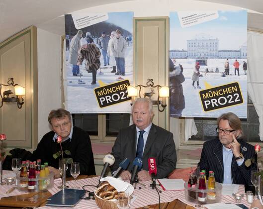 Olympia, Muenchen, PK zur geplanten Olympia-Bewerbung für die Winterspiele 2022