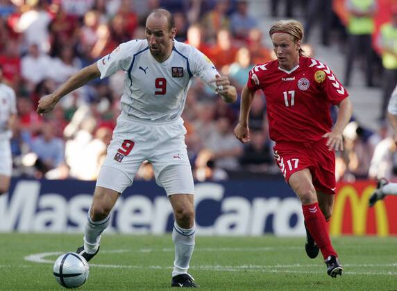 Football, Euro 2004, Quarter-final, Czech Republic - Denmark 3:0