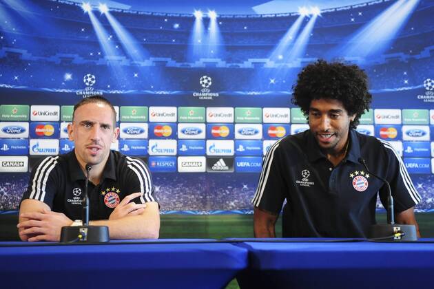 Fussball, Champions League, Pressekonferenz Bayern Muenchen