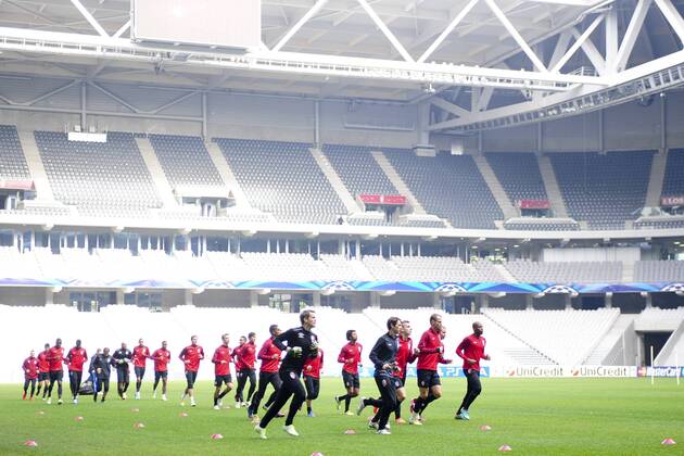 Fussball, Champions League, Training OSC Lille