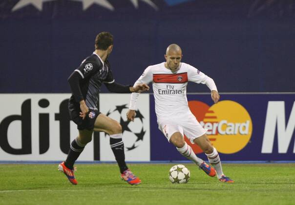 Fussball, Champions League, Dinamo Zagreb - Paris St Germain 0:2