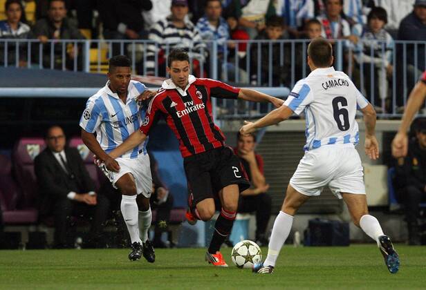 Fussball, Champions League, FC Malaga - AC Mailand 1:0