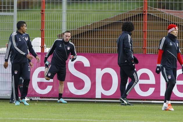 Fussball, Champions League, Training Bayern Muenchen