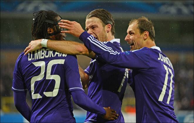 Fussball, Champions League, RSC Anderlecht - Zenit St. Petersburg 1:0