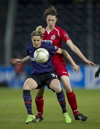 Frauenfussball, Champions League, Turbine Potsdam - FC Arsenal 3:4