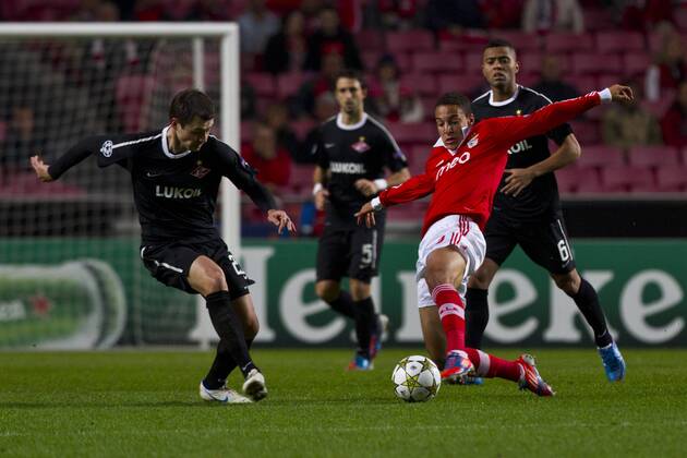 Fussball, Champions League, Benfica Lissabon - Spartak Moskau 2:0