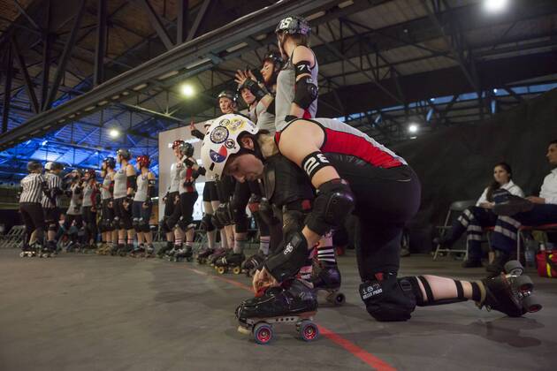 Roller Derby, Track Queens Battle Royals, Berlin Bombshells - Stockholm Roller Derby