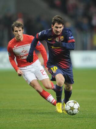 Fussball, Champions League, Spartak Moskau - FC Barcelona 0:3