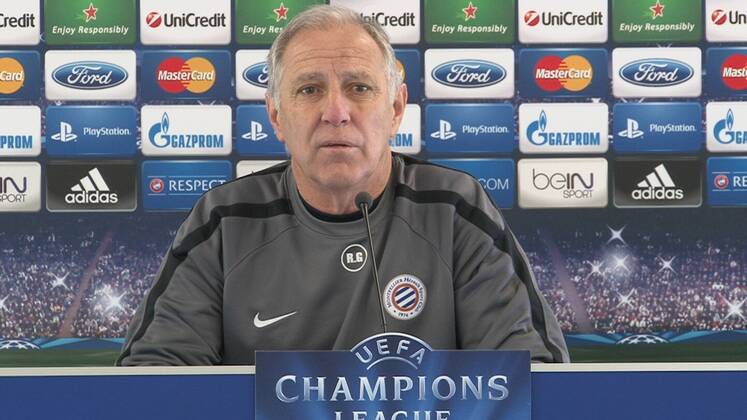 Fussball, Champions League, Pressekonferenz Montpellier HSC