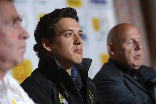 Cycling - Press conference of Tom Meeusen suspected of doping